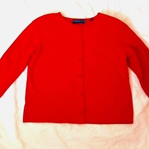 Karen Scott red sweater